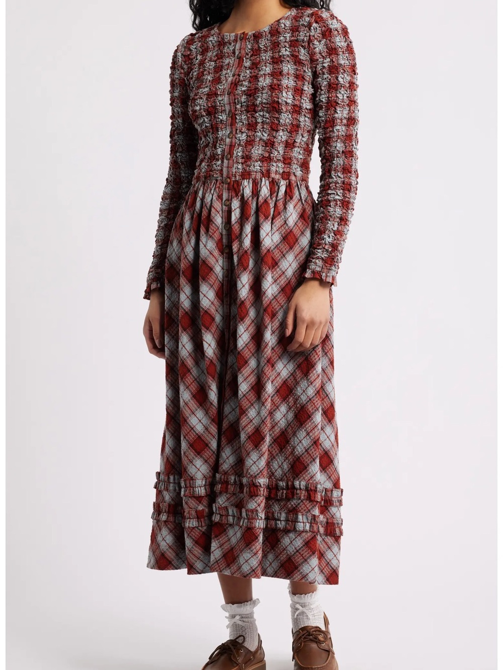 Damson Madder posey cardi midi dress
